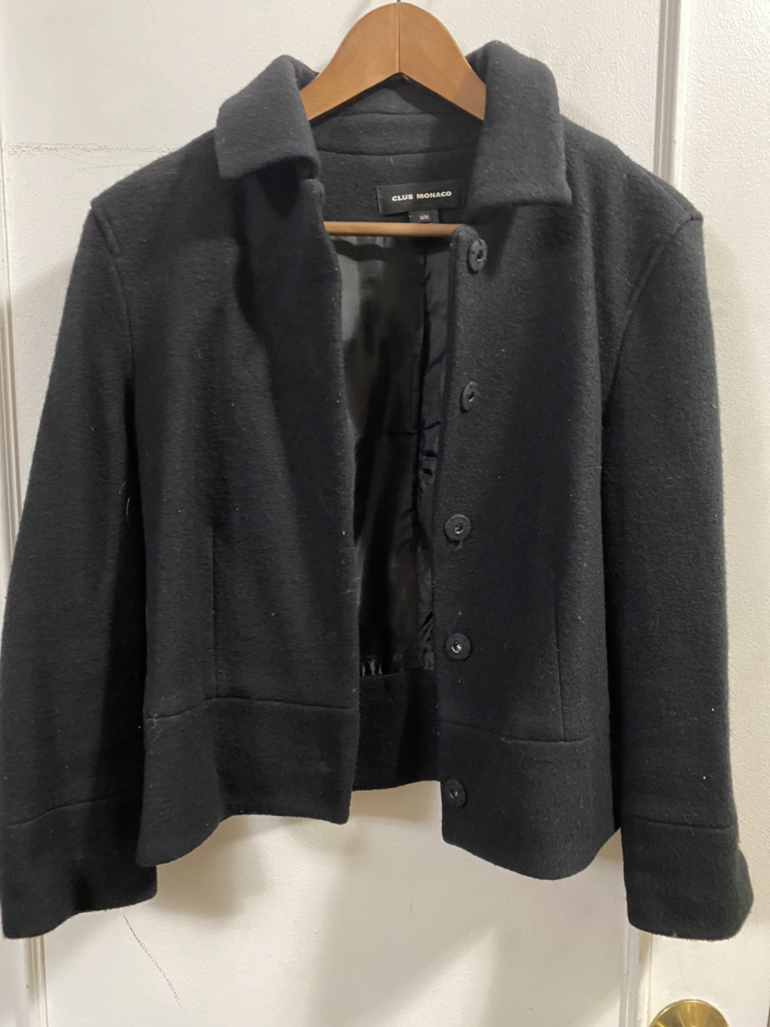 Club Monaco: Cropped wool jacket / bolero