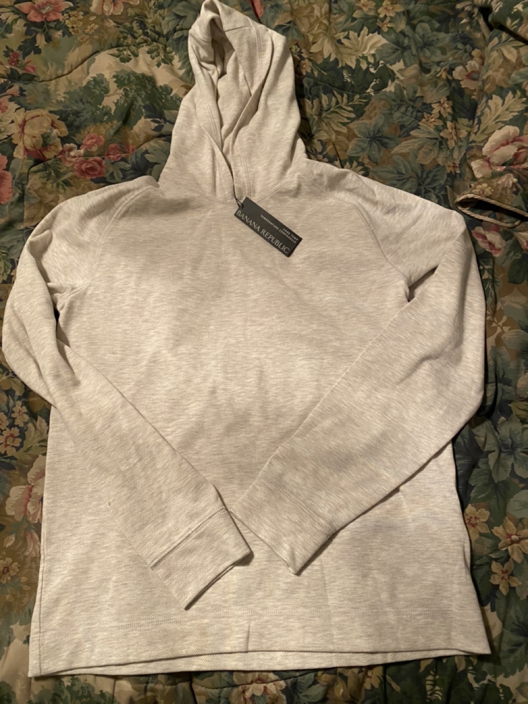 Banana Republic mens hooded cotton top size small new thumbnail