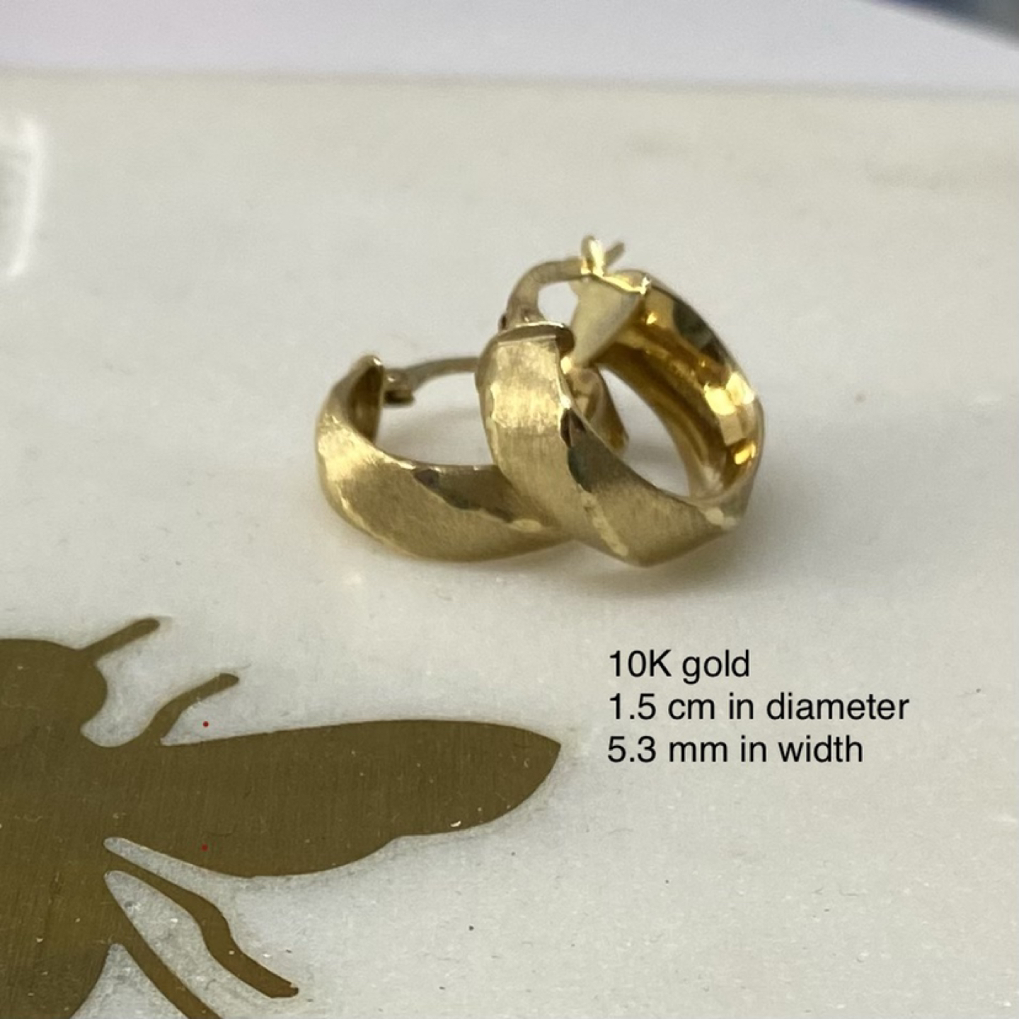 10K gold twist rings thumbnail
