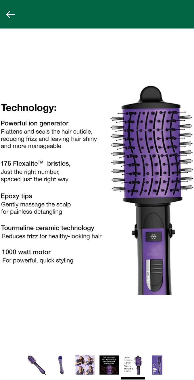 The Knot Dr Detangling Hot Air Brush by Conair - photo 4