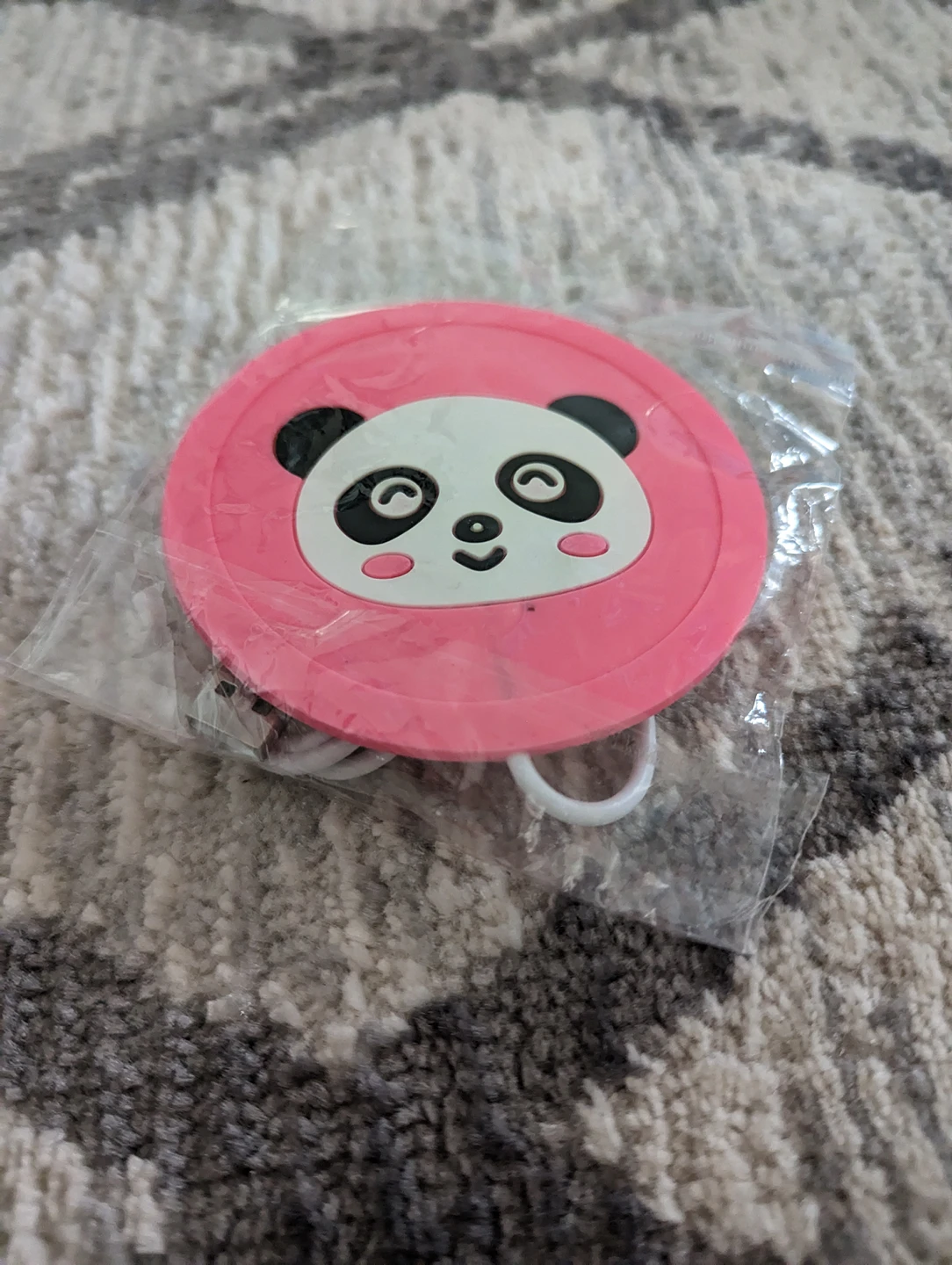 💝USB charge heating pad/coaster Panda Pink image indicator(3)