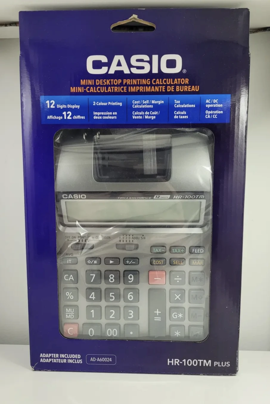 Casio HR-100TM 2-Color Printing Calculator