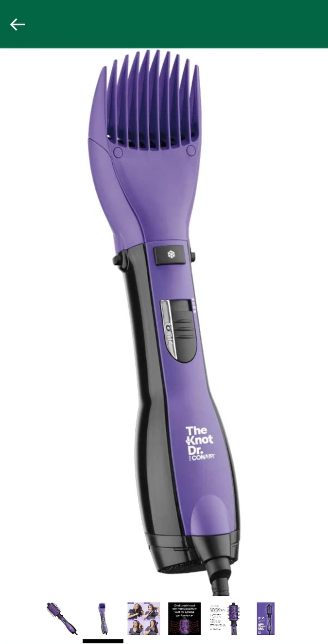 The Knot Dr Detangling Hot Air Brush by Conair - photo 2