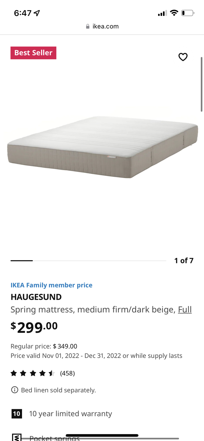 Ikea queen bed with 2 storage space - photo 3