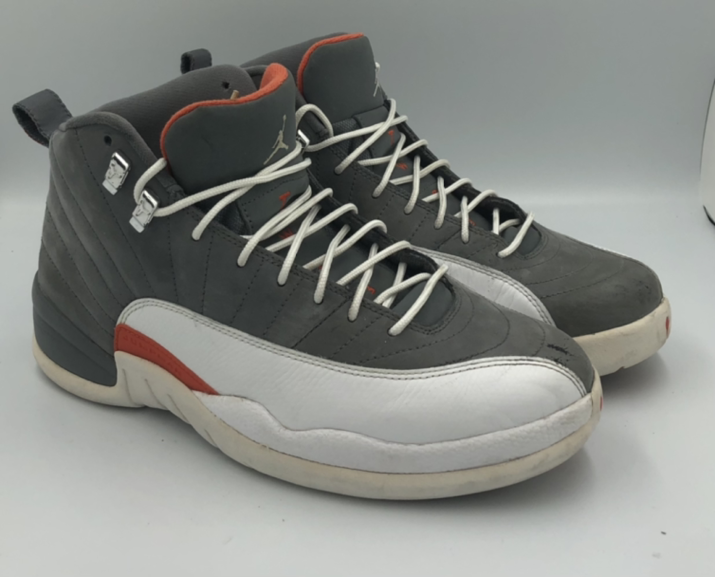 jordan 12 orange cool grey thumbnail