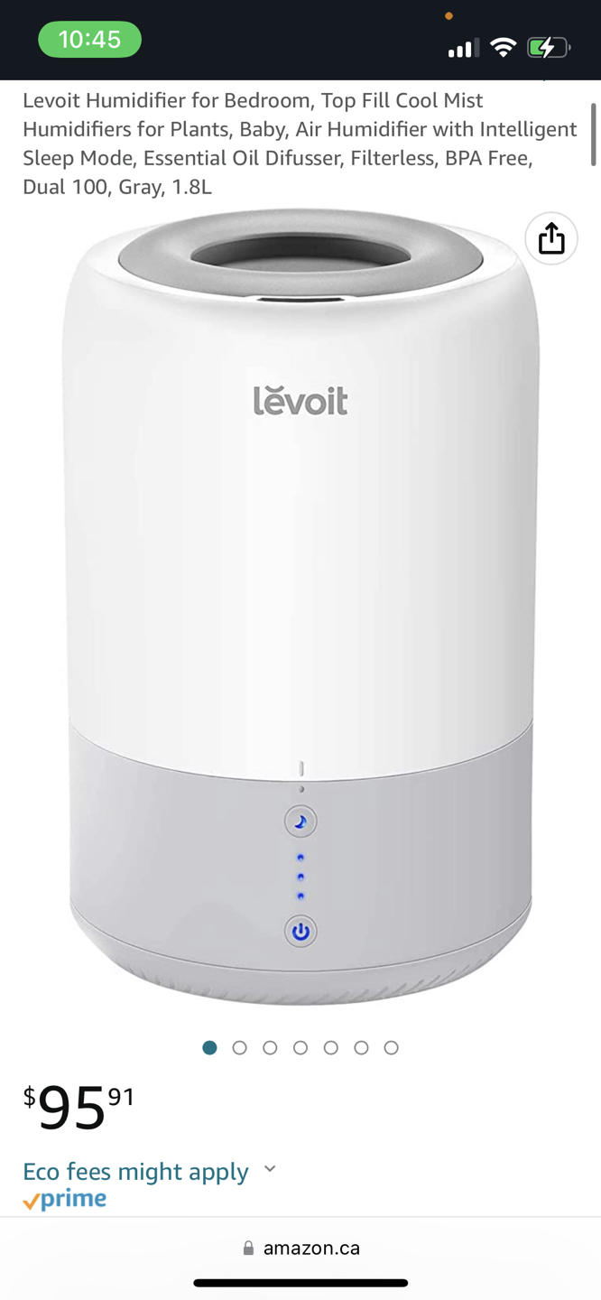 Levoit humidifier diffuser