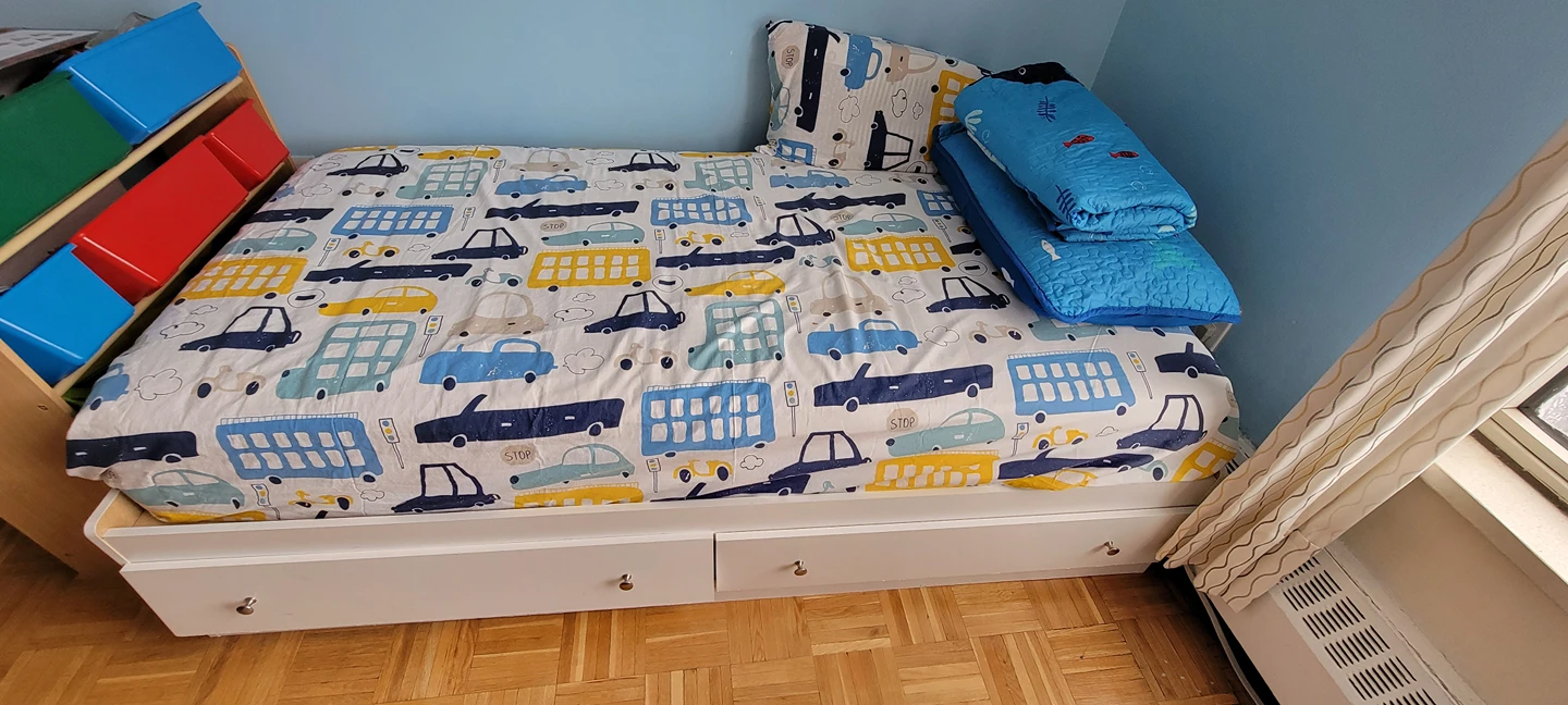 Twin Bed 2 Drawers thumbnail