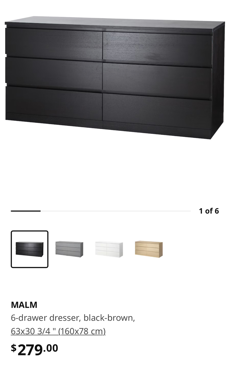 Ikea malm dresser for sale - photo 4