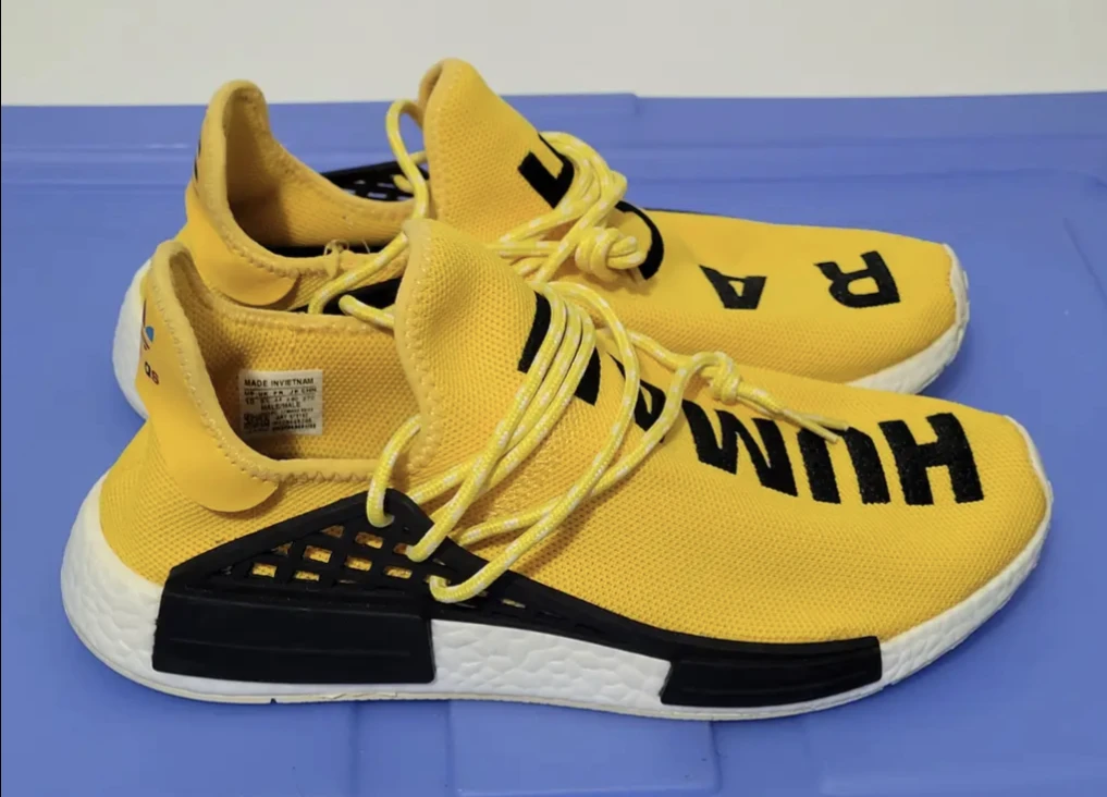 Adidas NMD HU Pharrell Williams Human Race Yellow Size 10 - photo 5