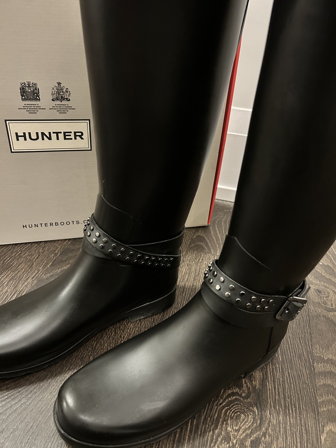 Hunter women’s slim fit tall rain boot - photo 4