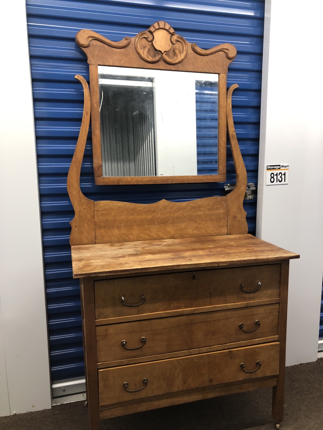 Antique Vanity + Dresser - photo 3