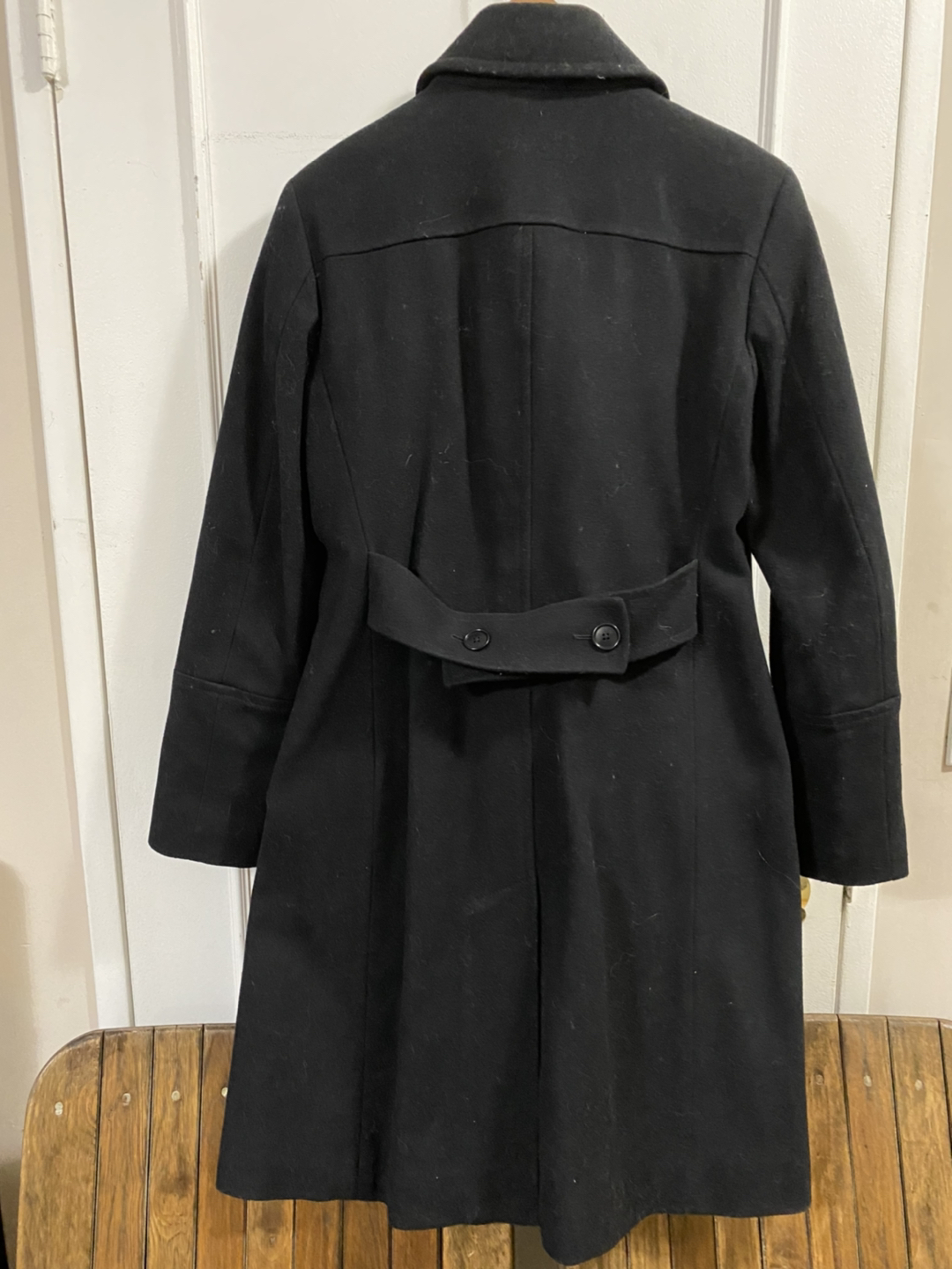 Club Monaco: Gorgeous Double-breasted Black Wool Coat - photo 5