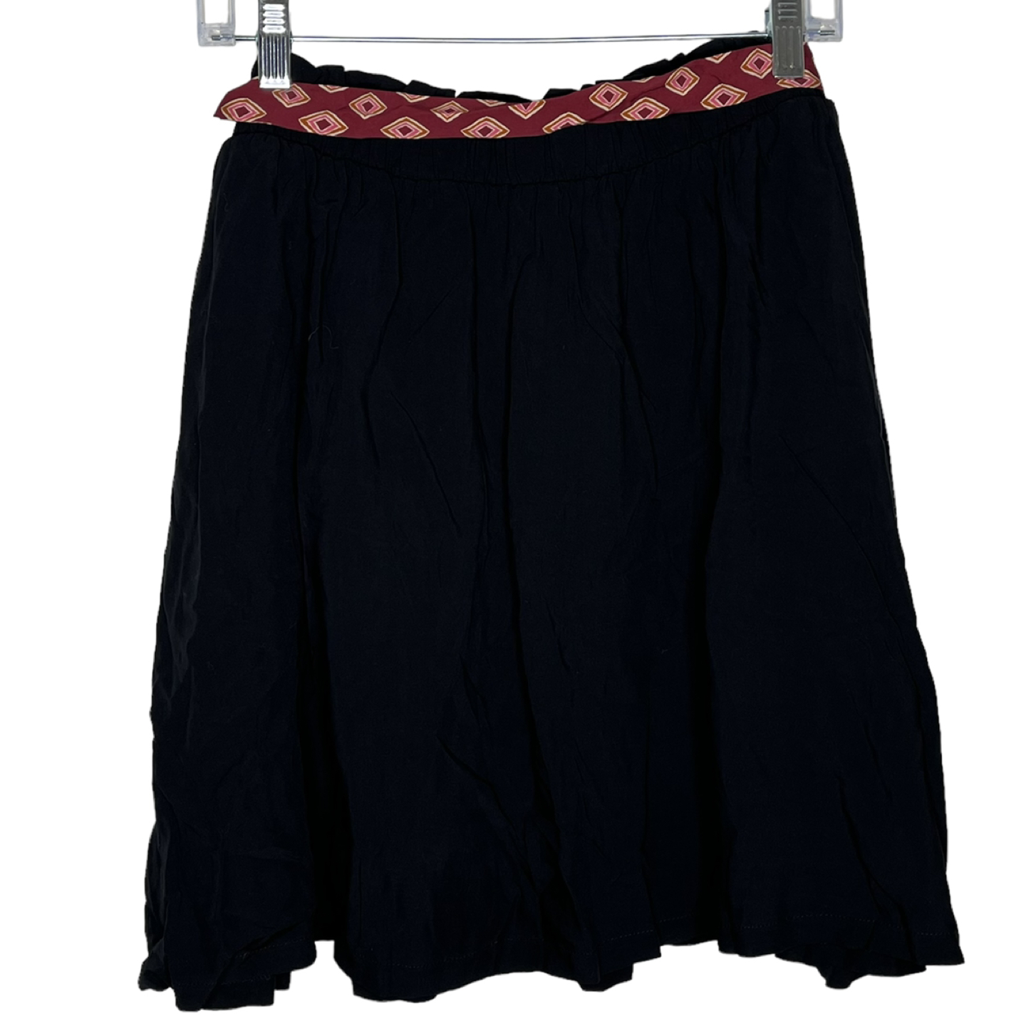 ModCloth Skirt Fabric Belt Black Multicolor Mini - photo 2