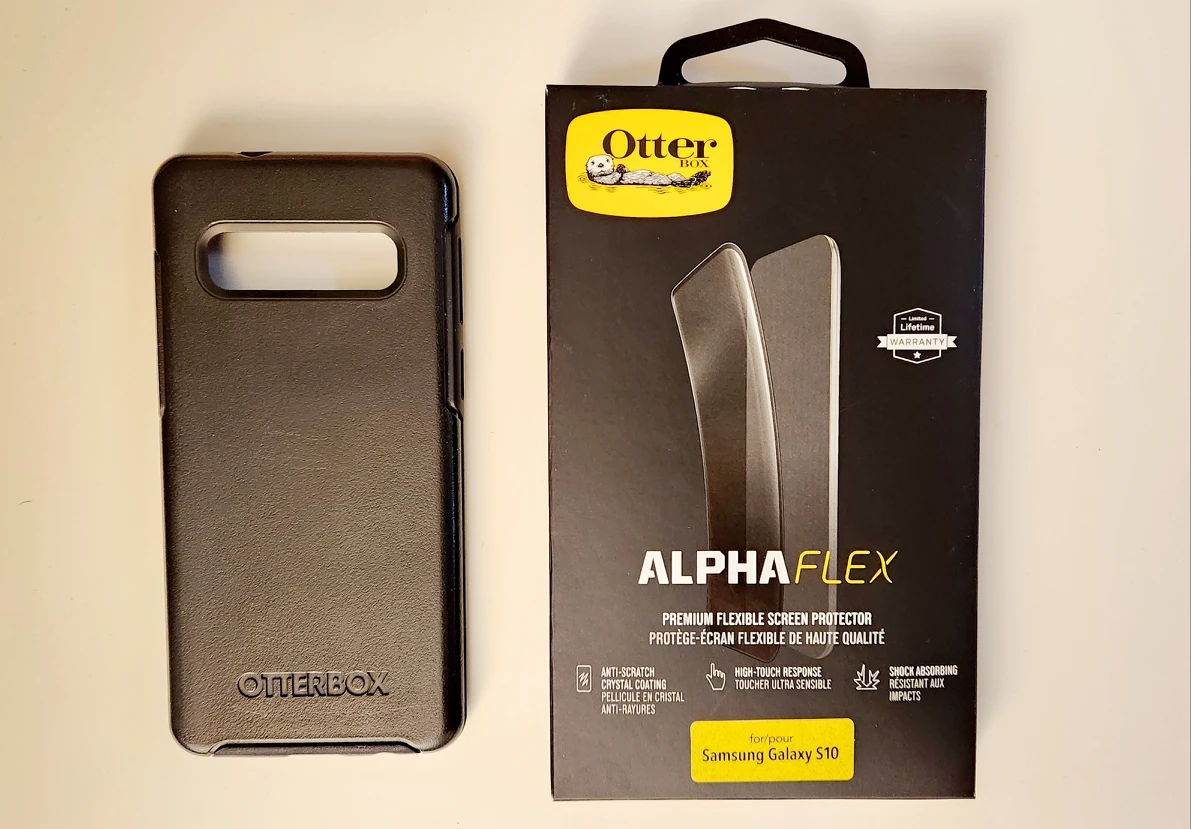 Unlocked Blue Samsung Galaxy S10 128GB + Otterbox Accessories image indicator(4)