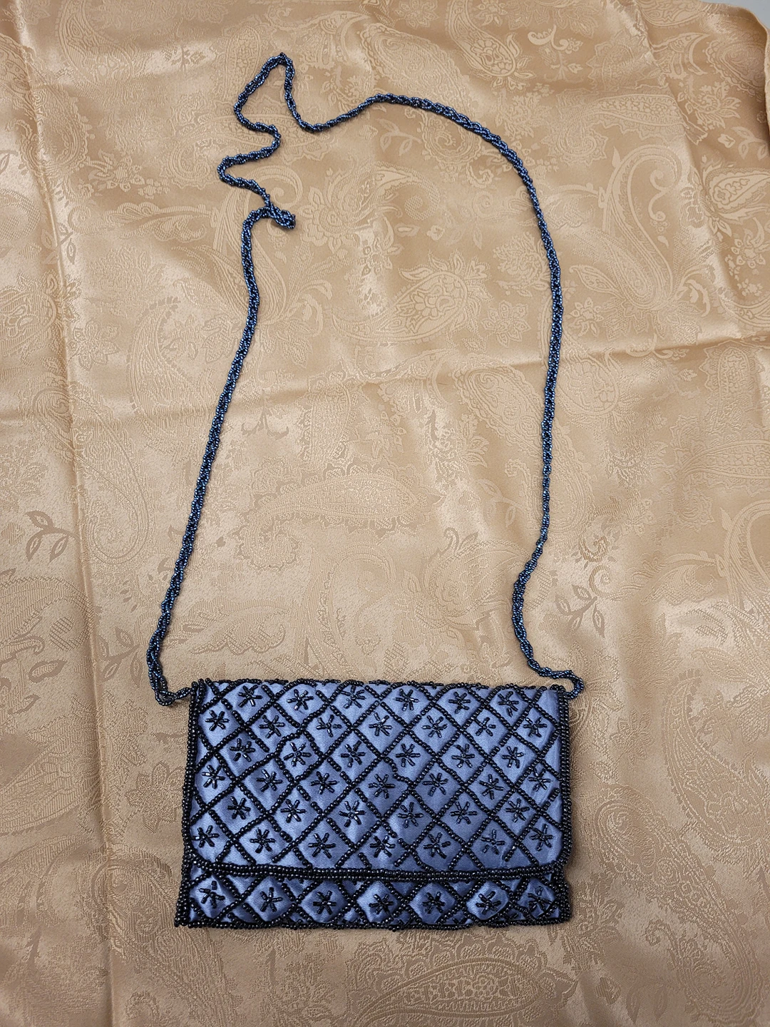 Cute Beaded Clutch with Strap thumbnail
