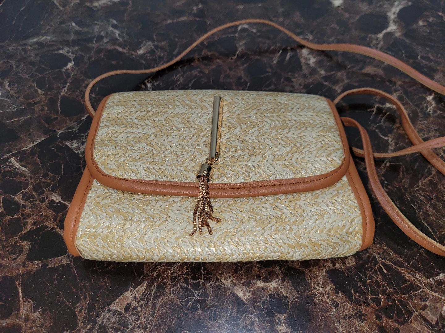 Straw Shoulder Bag
