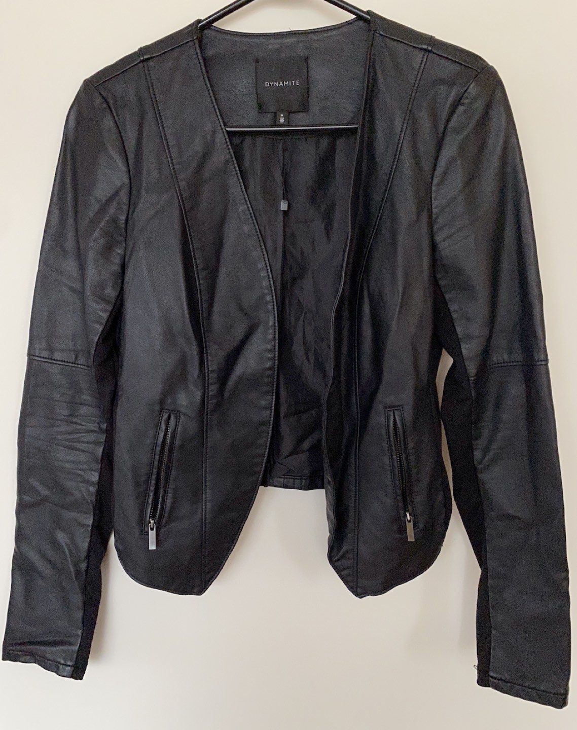 Dynamite Faux Leather Jacket