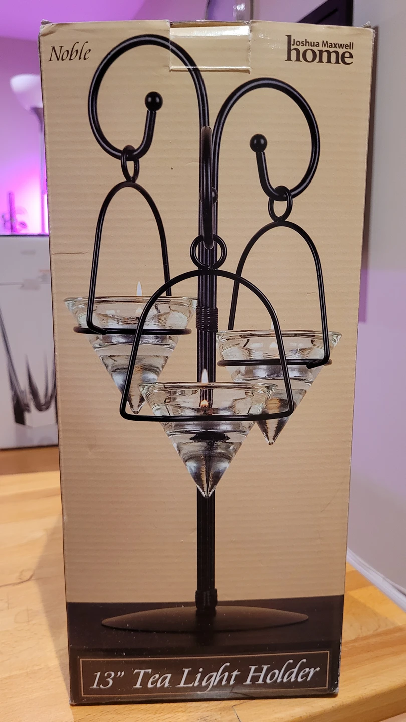13" Tea light holder - Never used in original package thumbnail