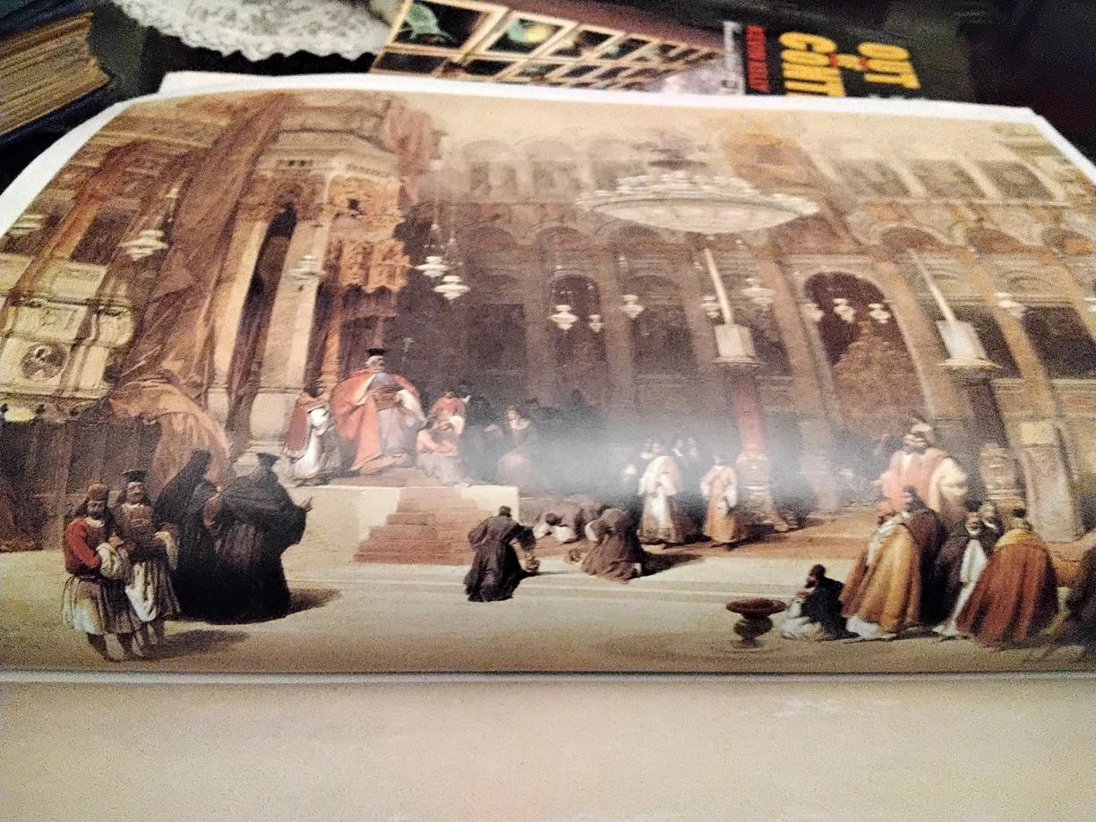 Beautiful Vintage Book "In The Holy Land" Paintings image indicator(8)