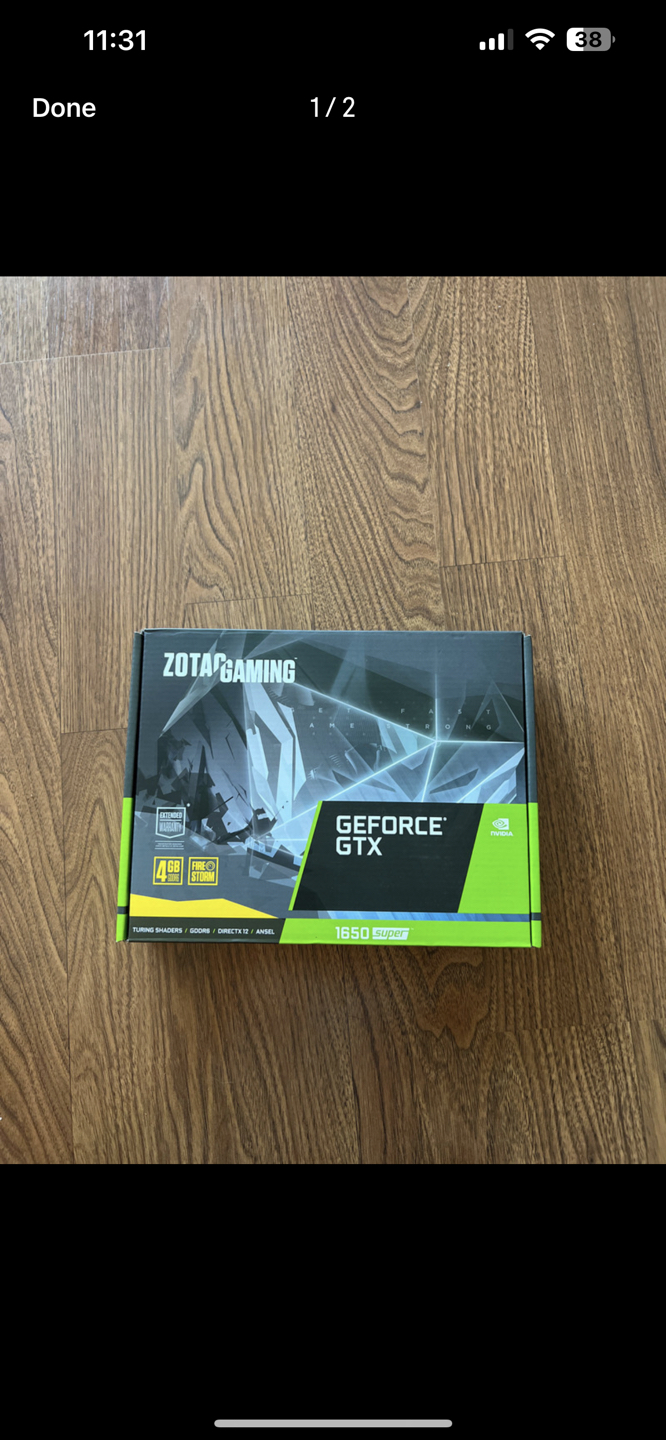 Nvidia GEFORCE GTX 1650 SUPER