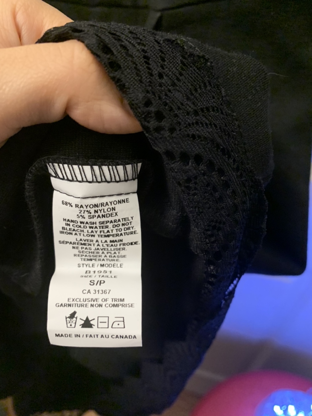 NWT Black Dress Small Made in Canada - photo 4