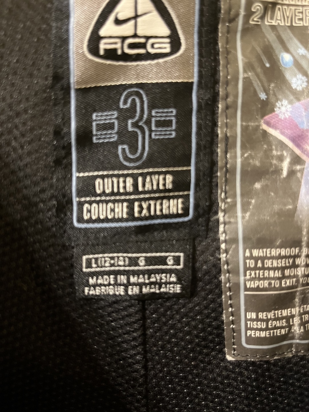 ACG  NIKE snow pants large size 12-14 - photo 3
