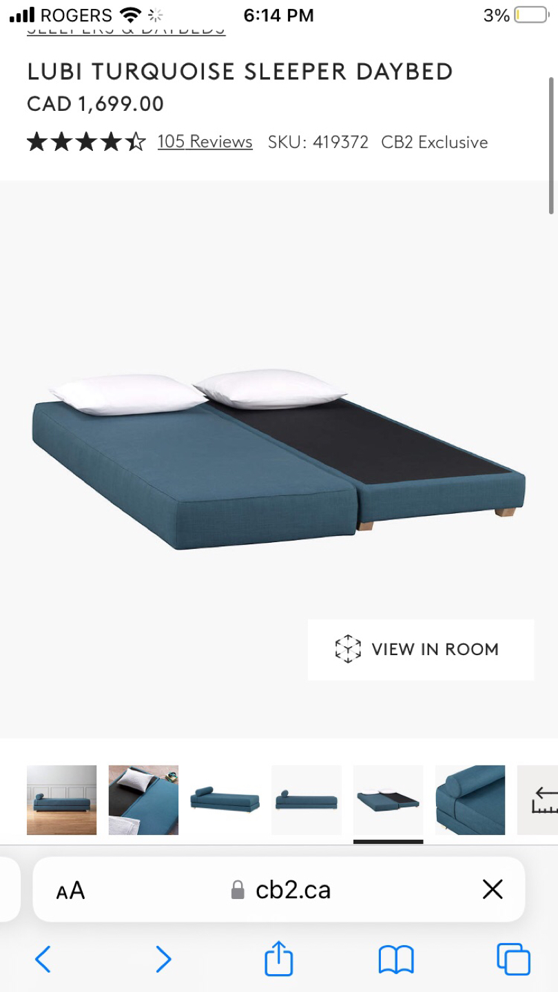 Cb2 day bed - photo 2