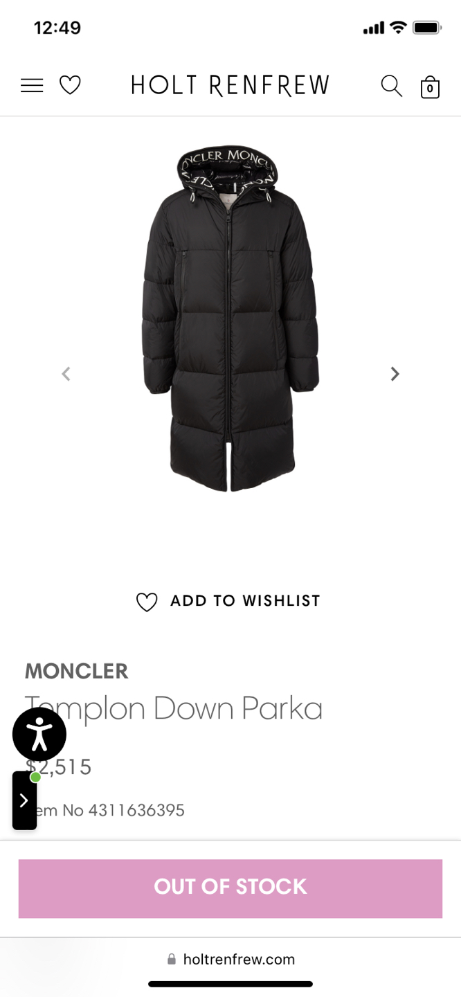 Moncler templon coat image indicator(5)