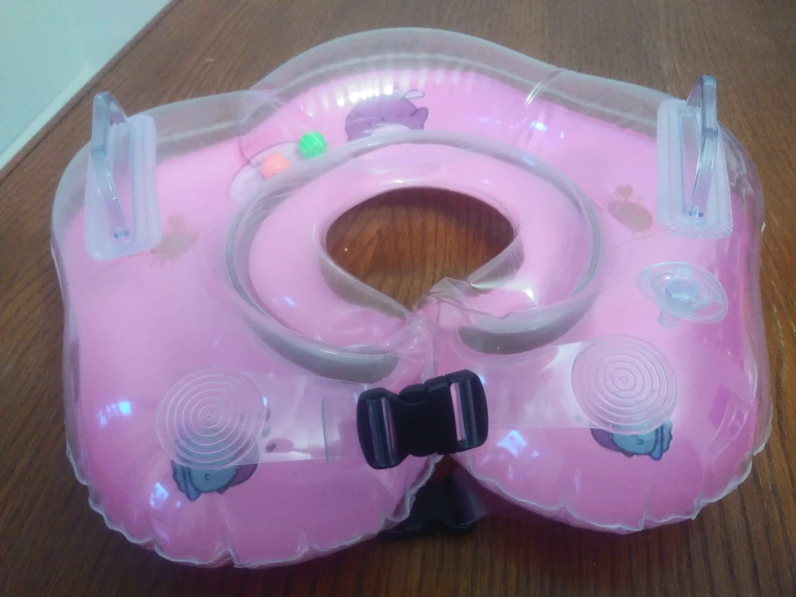 Baby Inflatable 👶 Bath Neck Ring image indicator(3)