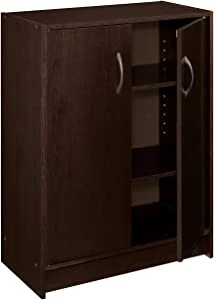 ClosetMaid 8925 2-Door Stackable Laminate Organizer, Espresso