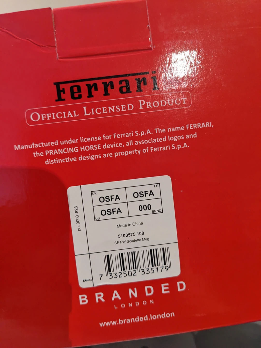 Ferrari mug - photo 4