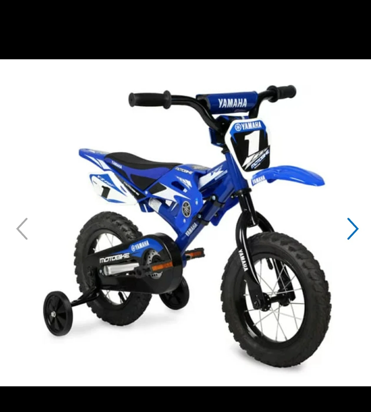 Yamaha 12" Moto BMX Bike, Blue