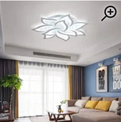 Isabella LED modern flower ceiling lamp.