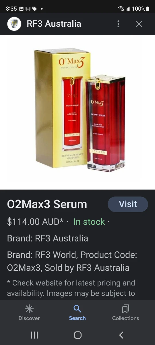 GLOWING FACE - O2 MAX3 SERUM - photo 5