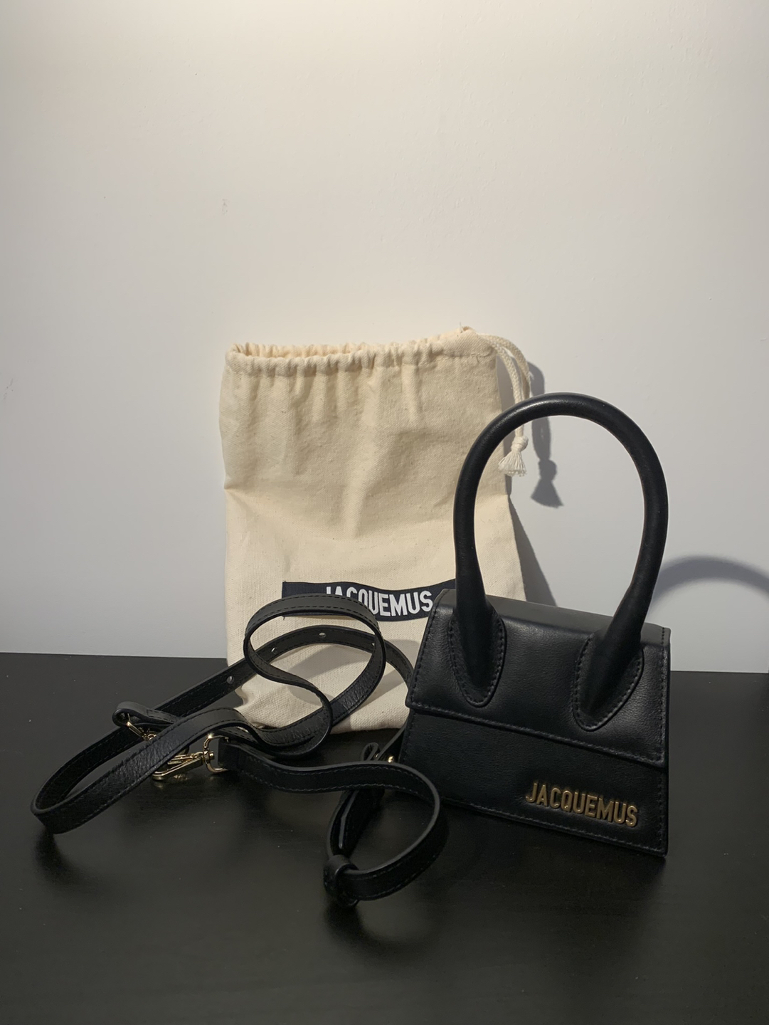 Jaquemus Black Clutch