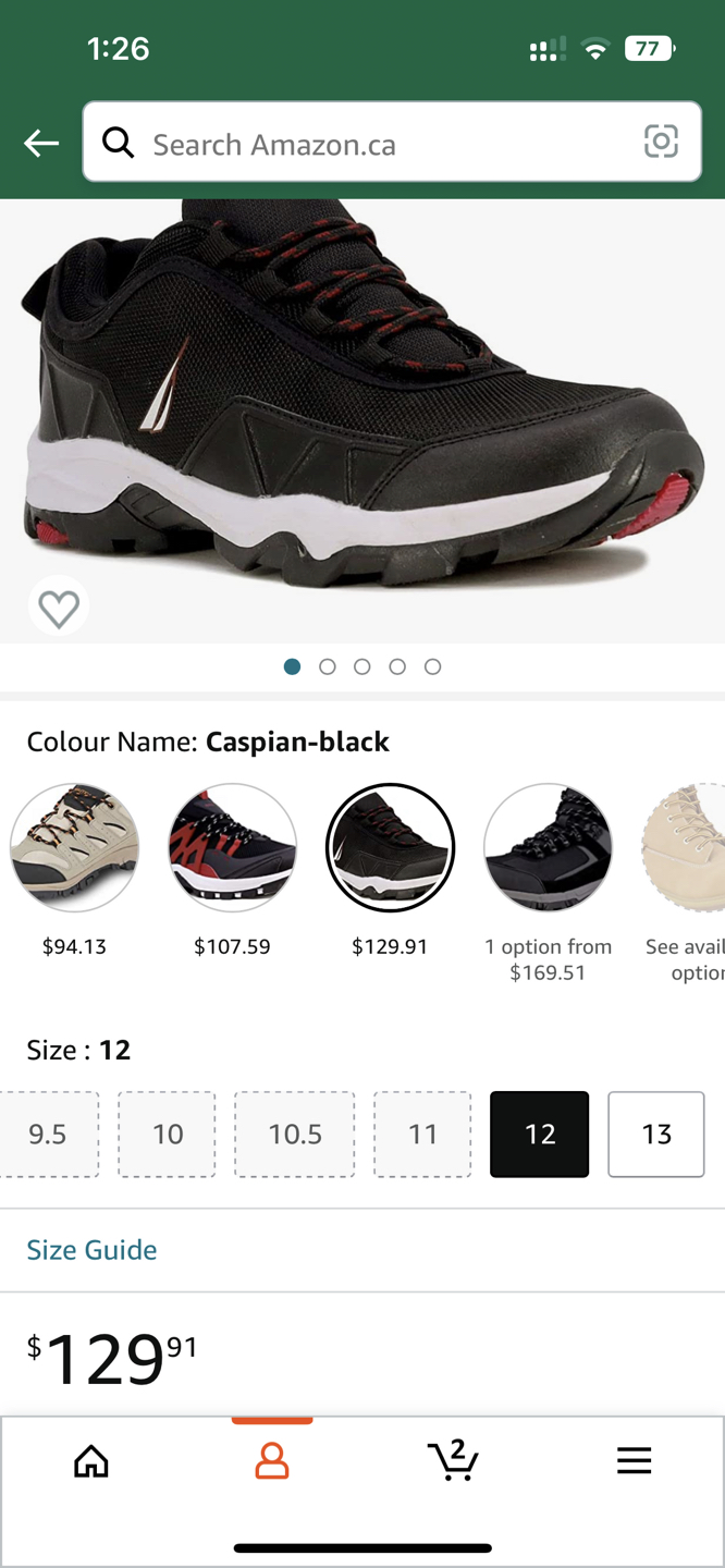 Nautica Waterproof Sneakers thumbnail
