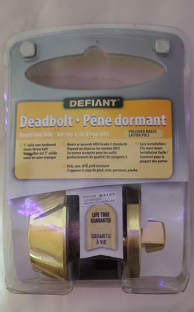 Defiant Deadbolt Lock