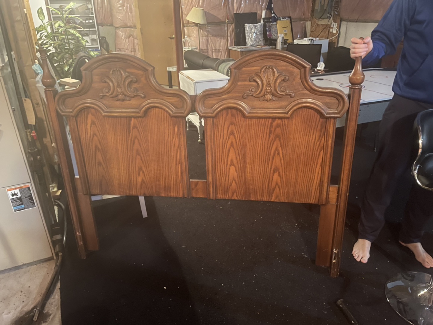 Queen sized head board thumbnail