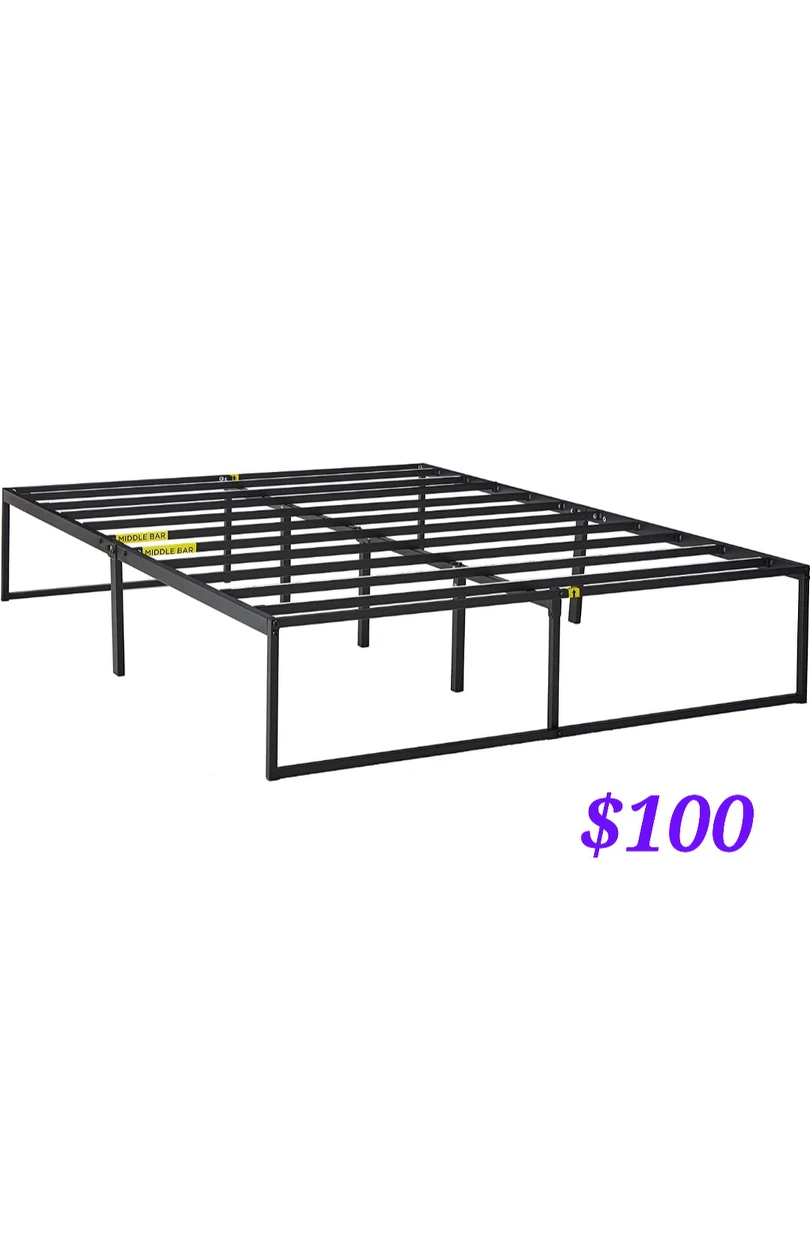 Metal Bed Frame (Queen size)