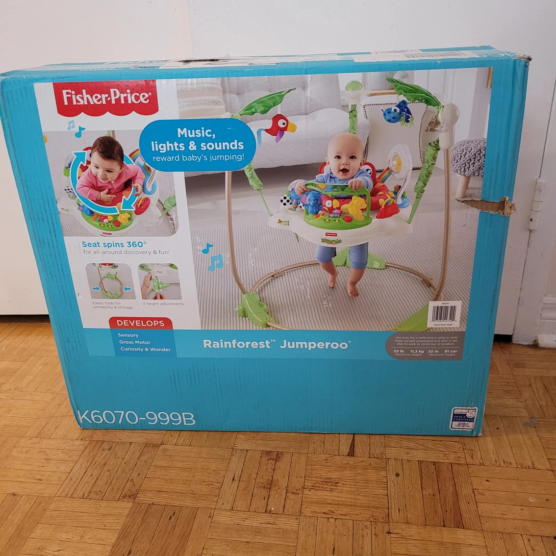 Fisher price rainforest jumperoo thumbnail