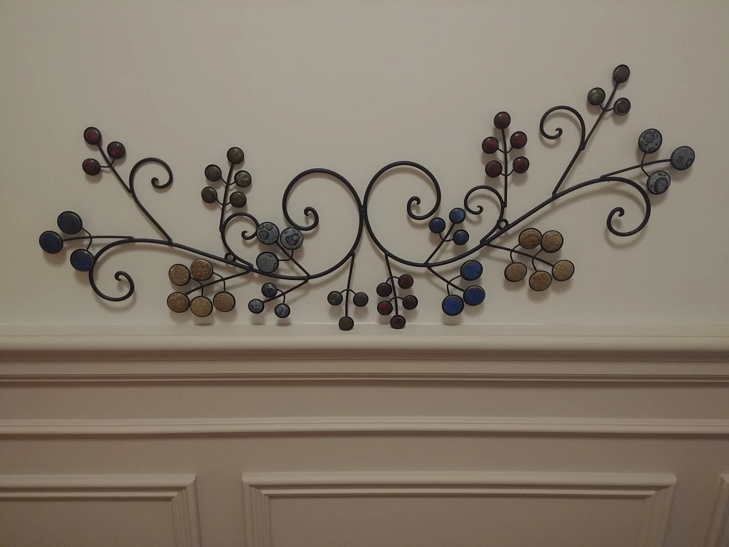 Decorative rode iron wall arrangement thumbnail