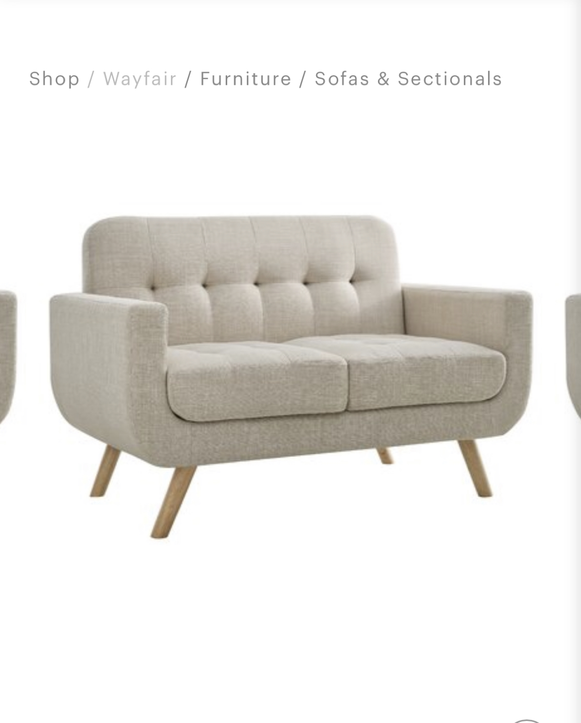 Montezuma 50" Square Arm Loveseat