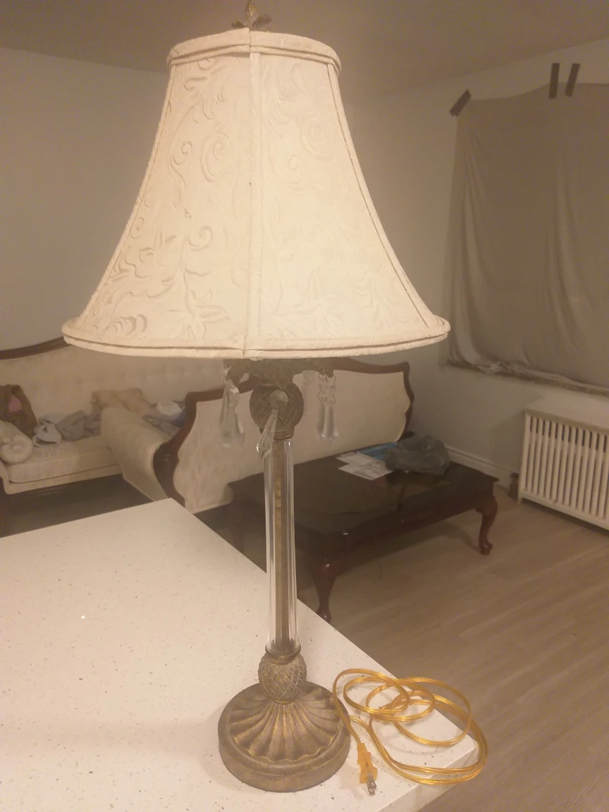Vintage Portable Lamp #freecycle