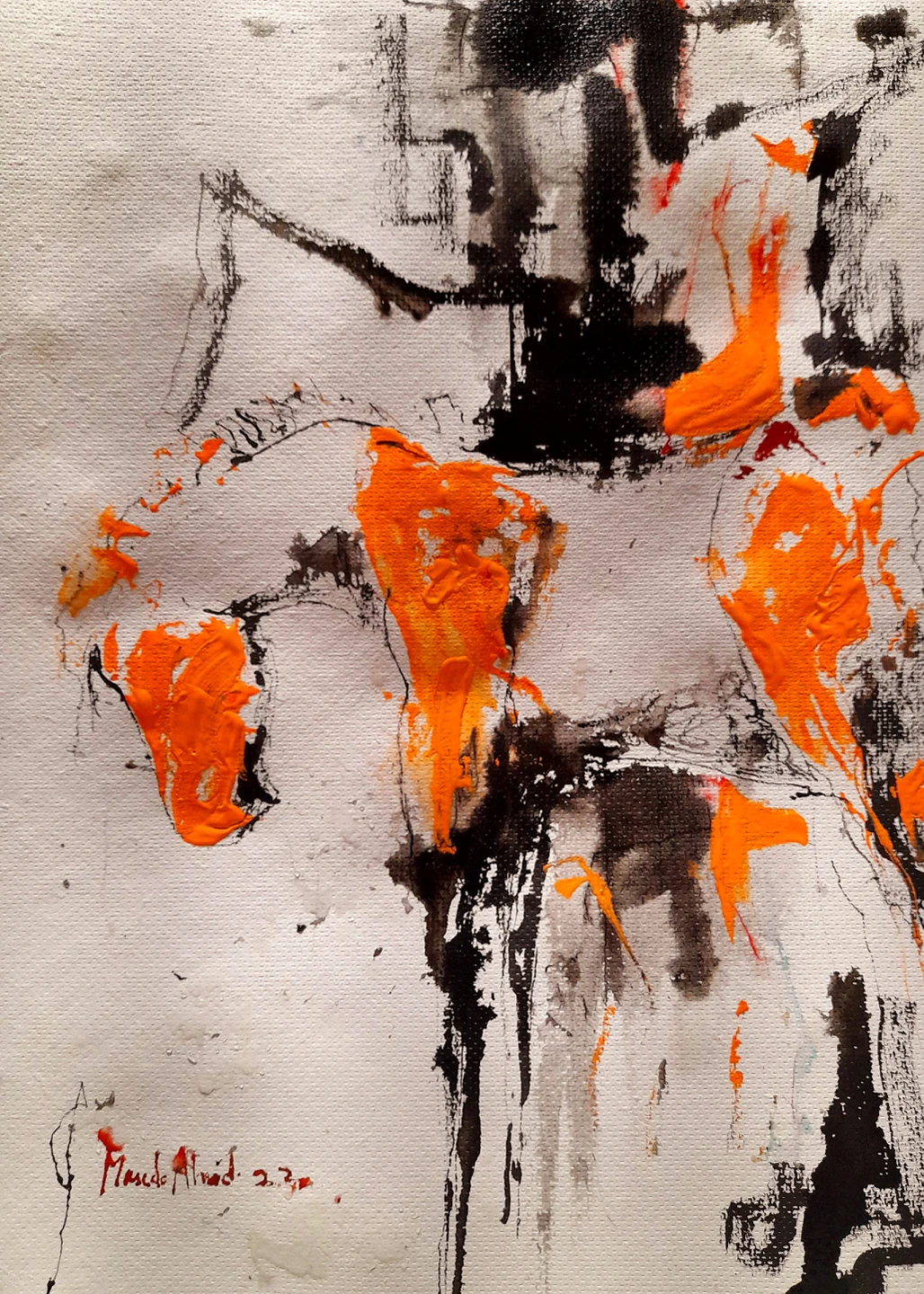 Eunice painting acrylic - photo 2