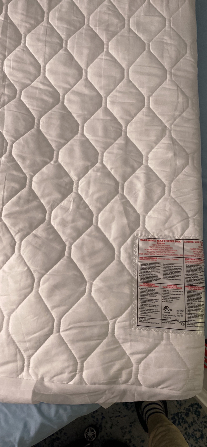 Queen size Heated electric mattress pad