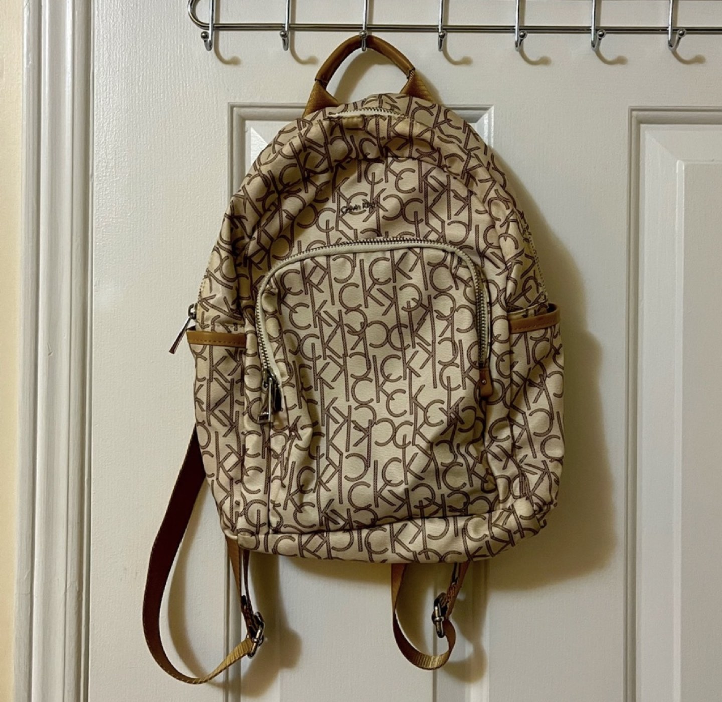 Calvin Klein Mini Beige Backpack thumbnail