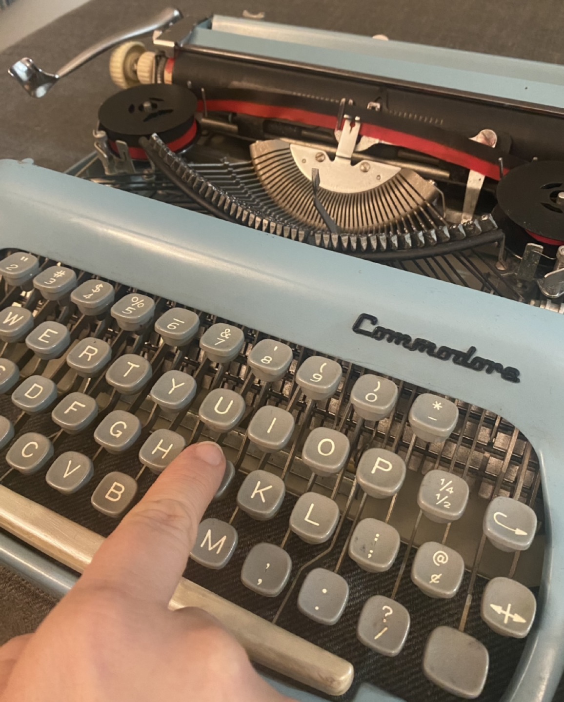 Commodore Typewriter Mint green - photo 3