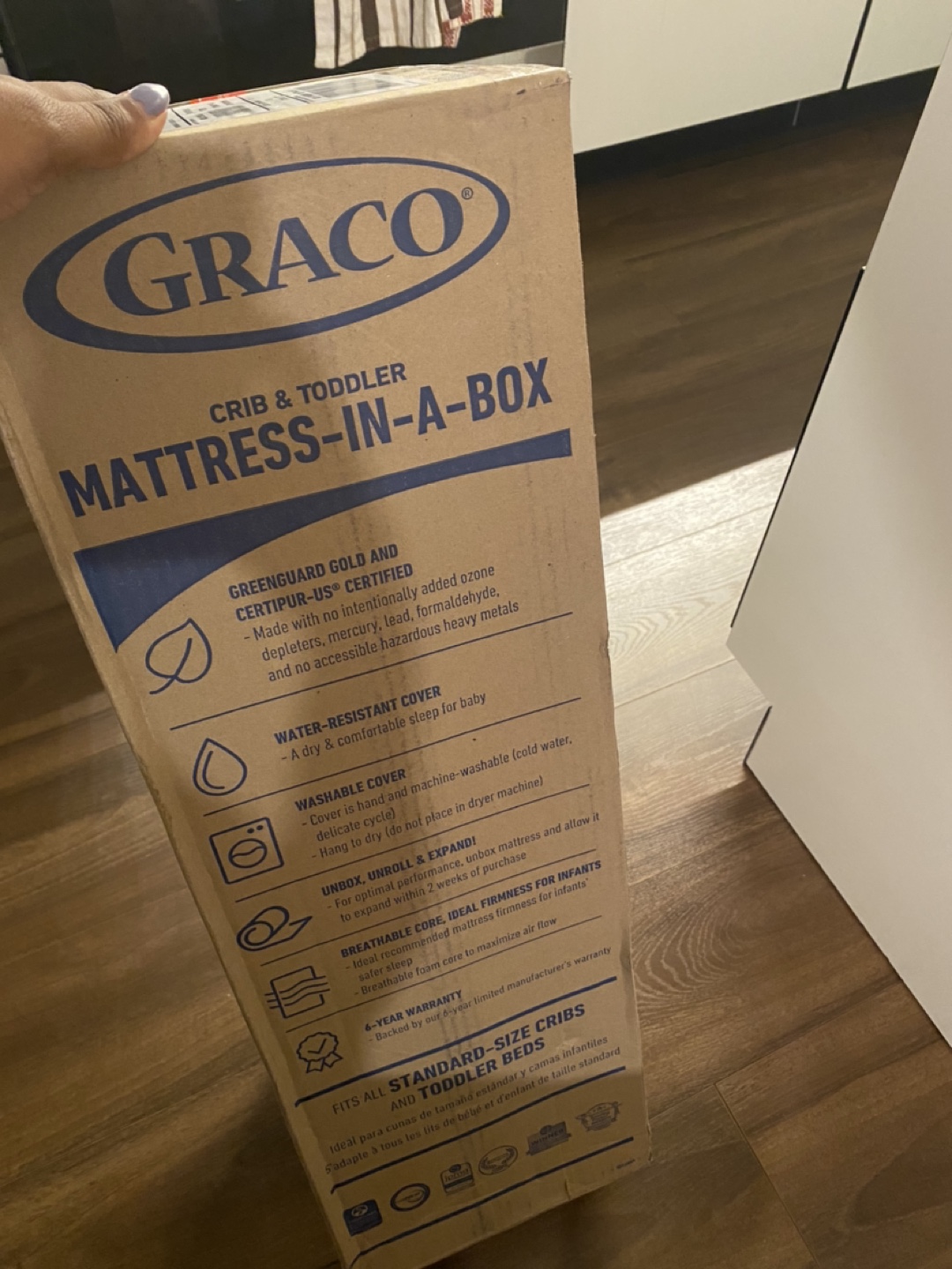 graco crib and toddler mattress in a box - photo 3