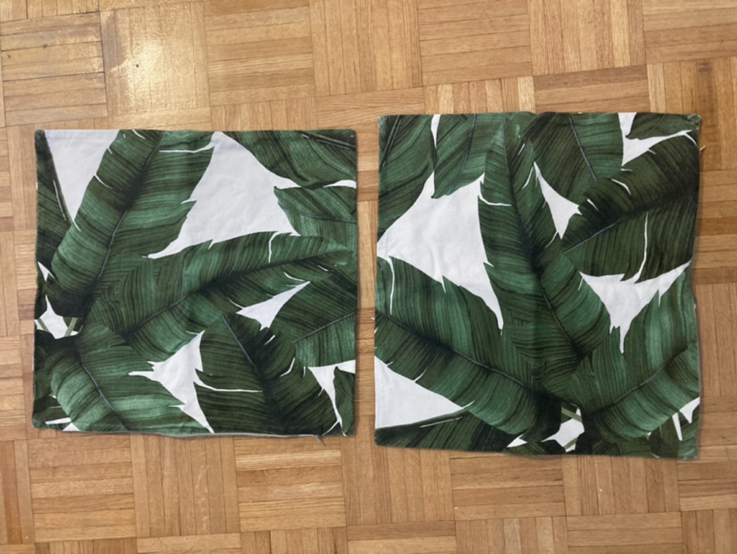 Botanical throw pillow cushion covers thumbnail