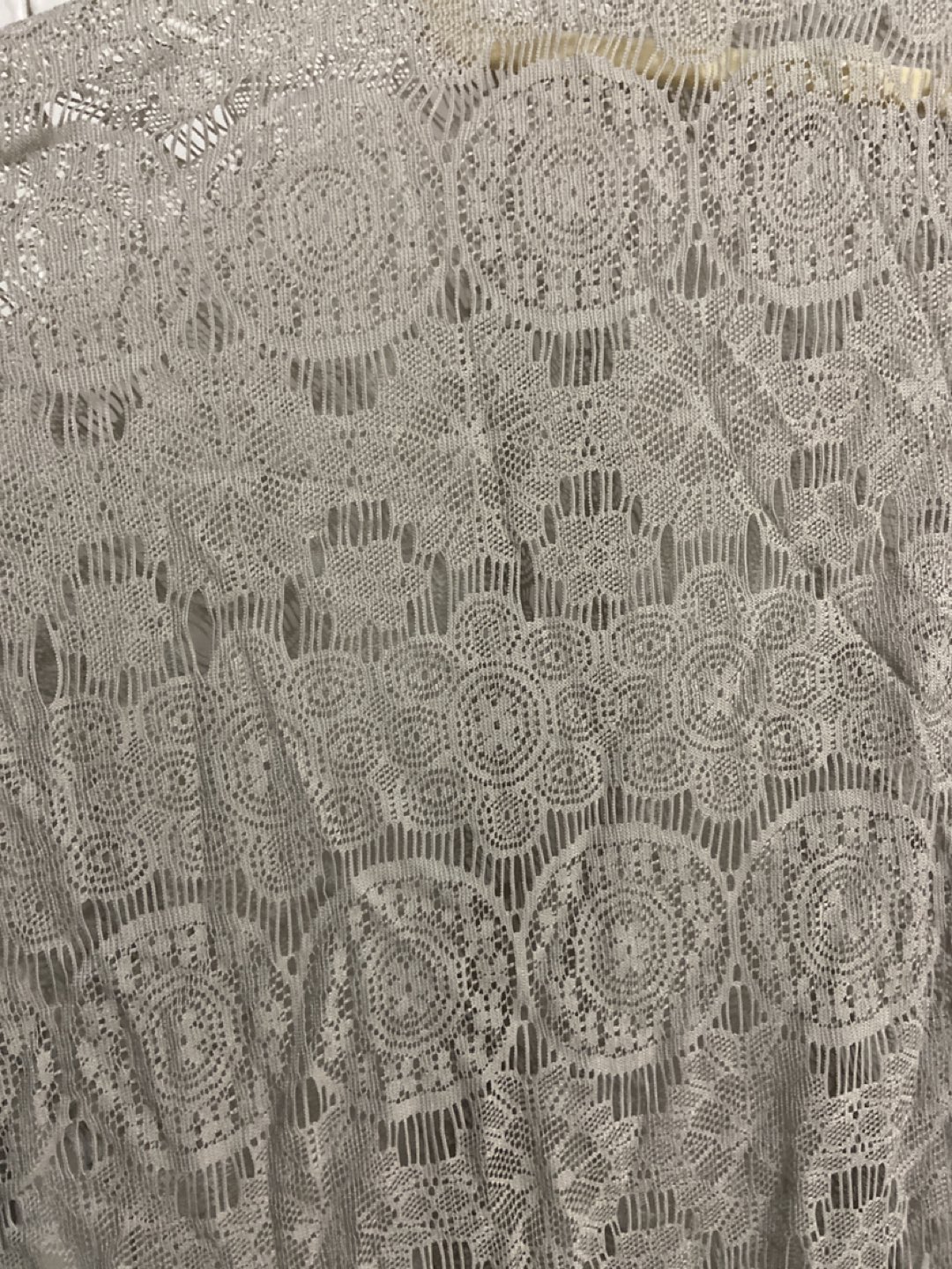 Fringe Lace Shawl/Overthrow - One Size Fits All - photo 2